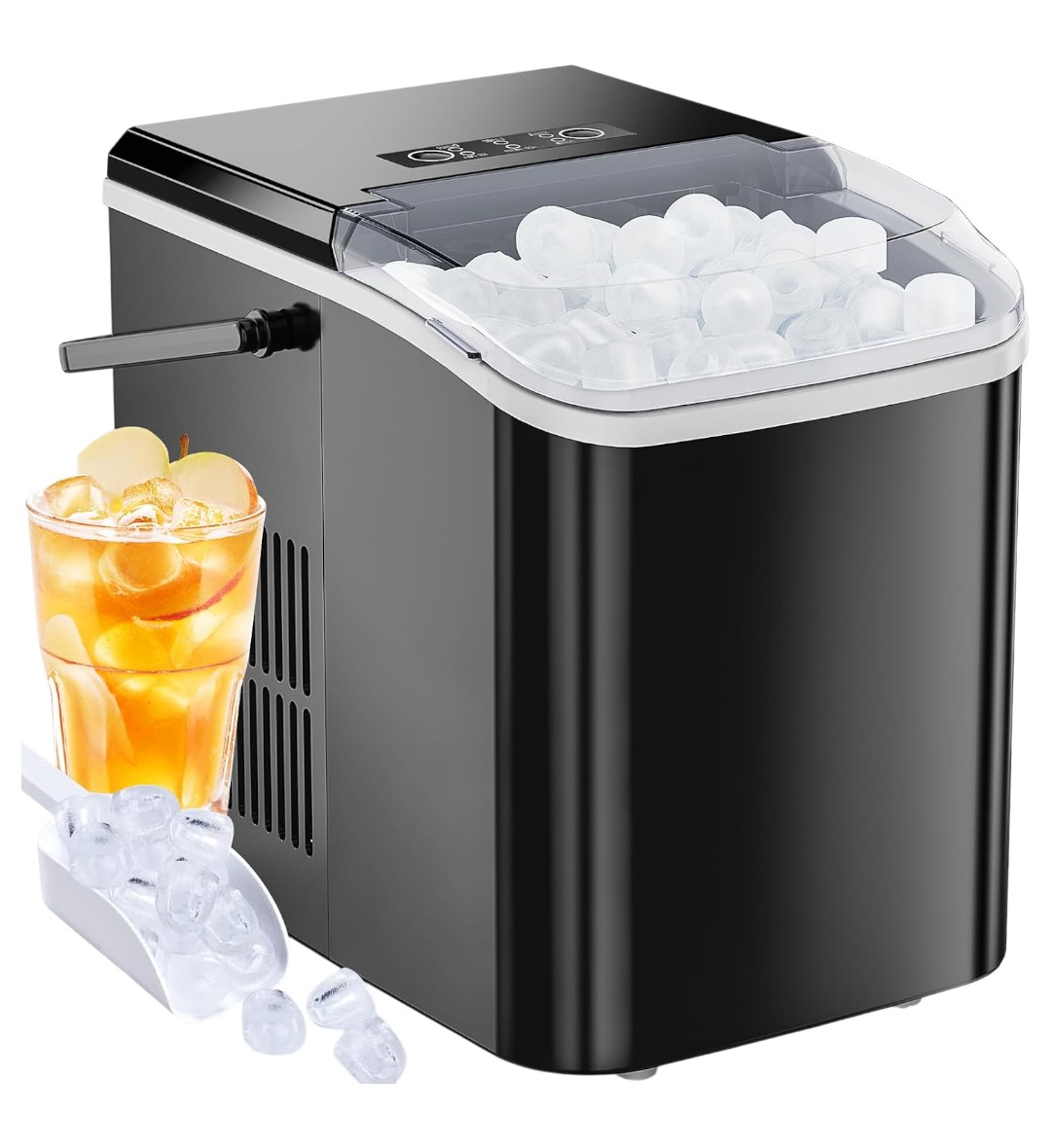 MAQUINA DE GELO PORTÁTIL WBJ-10A 150W 110V C/ALÇA 1,5L 12KG