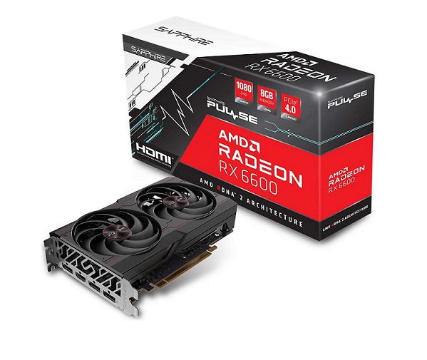 PLACA DE VIDEO 8GB RX6600 2491MHZ GDDR6 RADEON SAPPHIRE PULS